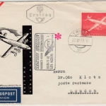 Österreich - AUA 1st-Flug Wien - London, FDC + EST Wien 1958