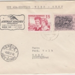 Österreich - AUA Erstflug Wien - Genf, Luftpostbrief 1960