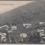 Sachsen - Kipsdorf i. Erzgeb., Ortsansicht, sw-AK gelaufen 1913