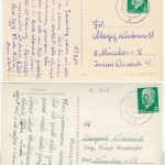 Sachsen-Anhalt - Gommern, 2 sw-Fotokarten, beide gelaufen 1963/64