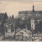 Thüringen - Friedrichroda Villenpartie m. Kurhaus, sw-AK gelaufen 1906