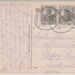 Thüringen - Sonneberg Stadtansicht v. Schlossberg, sw-AK gelaufen/Bahnpost 1916