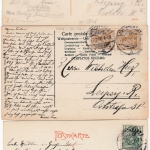 Thüringen - Tabarz, 2x sw-AK, 1x farb. AK alle gelaufen 1906