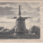 Sachsen - Dresden Gohliser Windmühle, sw-AK gelaufen Stetzsch 1905