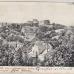 Sachsen-Anhalt - Ballenstedt Ortsansicht, sw-AK gelaufen 1902