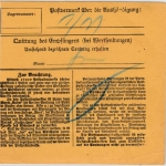 Bayern - 1 M. Ludwig u.a., Paketkarte (3 Pakete/Selbstbucher) München 25 1914