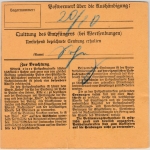 Bayern - 1 M.+20+40 Pfg. Ludwig/Luitpold Paketkarte (3 Pakete/Selbstbucher) 1914