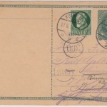 Bayern - 7 1/2 Pfg. Ludwig a. österr. GA-Karte Kulmbach - München 1918