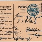 Bayern - 3 Pfg. Ludwig, Drucksache m. Zensur, Nürnberg - Stahlheim 1918