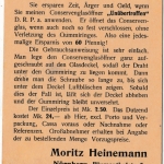Bayern - 3 Pfg. Ludwig, Drucksache m. Zensur, Nürnberg - Stahlheim 1918