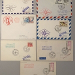 Tschechoslowakei - CSA, Erstflüge meist 1967/72, 23 versch. Flugbelege