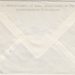 BRD - 2x20 Pfg. Cralog/Care Brief n. SPANIEN Bad Godesberg - Madrid 1963