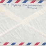 BRD - 70 Pfg. Hilfsdienste, Lupo-Brief n. USA Sachsenhausen - New York 1970