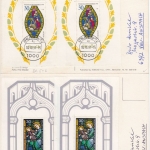 Berlin - Weihnachten 1977+1978, Blockausgabe je 2x a. Karte Berlin - Neu-Anspach