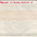 Berlin - 50 Pfg. Wofa 1968, Streifband n. USA Rinteln - New York 1969