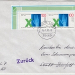 BRD - 100. Geb. Röntgen, 2x100 Pfg. Brief 2. Gew.st. Allendorf-Lumda 1997