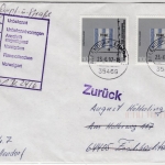 BRD - 50 J. KZ-Befreiung Blockmarke, 2x100 Pfg. Brief 2. Gew.st. Allendorf-Lumda