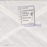 BRD - Drogenmissbrauch, 2x100 Pfg. Brief/FDC 2. Gew.st. Rabenau - Rechlin 1996
