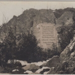 DR - Landsturm Inf.Btl. Passau, Gedenktafel 1914/15 sw-Fotokarte ungelaufen