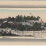 Elsass - Rufach, Schloss Isenburg, Passepartout-Prägekarte ungelaufen ca. 1910