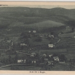 Schlesien - Hain i. Riesengebirge, sw-AK/Totalansicht gelaufen 1926