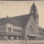 Lothringen - Metz Bahnhof, sw-AK gelaufen/Feldpost ca. 1915