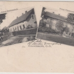 Ostpreussen - Heinrichswalde, Knaben- u. Töchterschule, sw-Mehrbild-AK 1913