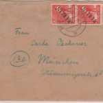 Berlin - 3x8 Pfg. Schwarzaufdruck, Brief Berlin-Lankwitz - München 1949
