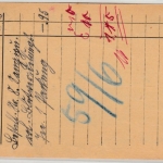 Danzig - 10 Pfg. Wappen, Karte Olivia - Nürnberg 1925