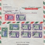 Persien - Luftpostbrief Teheran - München 1961