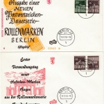 Berlin - Brandenburger Tor, Zusammendrucke, 5 versch. Schmuck-FDC 1966