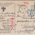 DR - Zeppelin Eckner Spende, farb. Künstlerkartegelaufen 1926