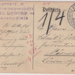 Werbung - Backhilfsmittel Milliose, farb. Künstlerkarte gelaufen Pirmasens 1928
