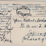 Künstlerkarte - "Im Kanal", farb. AK RBM-Verlag, gelaufen Linz 1937