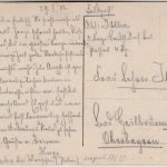 Polen - Kalisch Ring Ecke Cafe Mayer, zerstörte Häuser gelaufen 1915