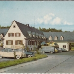 Hessen - Gießen Autobahn Rasthaus Reinhardshain, farb. AK 1965