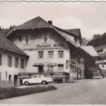 Baden-Württemberg - Aitern Gasthaus "Zum Rössle", sw-Fotokarte gelaufen 1967