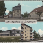 Hessen - Offenbach Rumpenheim, farb. Mehrbild-AK gelaufen ca. 1970