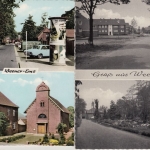 Niedersachsen - Weener Ems 4 versch. farb./sw-Mehrbild-AK ungelaufen ca. 1960/70