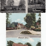 Niedersachsen - Weener Ems 4 versch. farb./sw-Mehrbild-AK ungelaufen ca. 1960/70