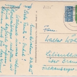 Bayern - Emskirchen Straßenansicht Herkulesbrunnen sw-Fotokarte gelaufen 1955