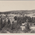 Sachsen - Taubenheim Spree Ortsansicht sw-Fotokarte ca. 1940/50 ungelaufen