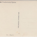 Sachsen - Taubenheim Spree Ortsansicht sw-Fotokarte ca. 1940/50 ungelaufen