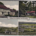Hessen - Arborn Westerwald, farb. Mehrbild-AK Poststelle I über Herborn 1959