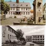 Hessen - Hadamar, 3 versch. Foto-AK sw/farb., alle gelaufen 1972/74