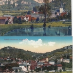 Bayern - Muggendorf Fränk. Schweiz, 2 versch. farb. Ortsansicht, ca. 1910