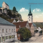 Bayern - Pottenstein Straßenansicht farb. AK ungelaufen ca. 1910