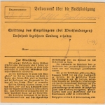 Bayern - 25 Pfg. Ludwig Friedensdr Paketkarte München 20 - Erding 1915 Nachporto
