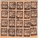 BRD - 20x7+10 Pfg. Bed.Deutsche u.a. Paketkarte Laer - Laichingen 1964