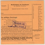 BRD - 30+70 Pfg. Heuss/Bed. Deutsche Paketkarte Brockhöfe Bhf. Ülzen - Kartlow